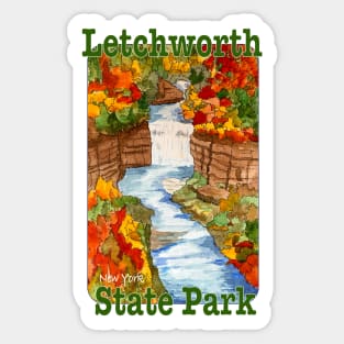 Letchworth State Park, New York Sticker